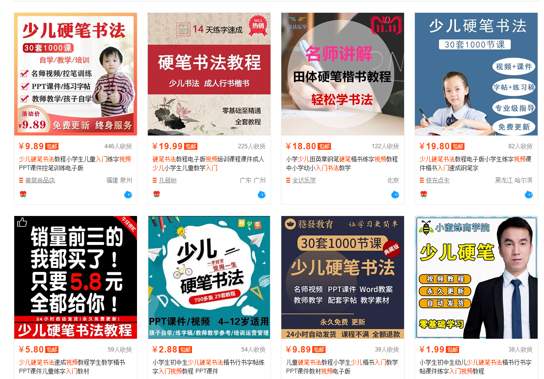 默默：少儿书法赚钱线索（创业项目067）-优学教辅资料站