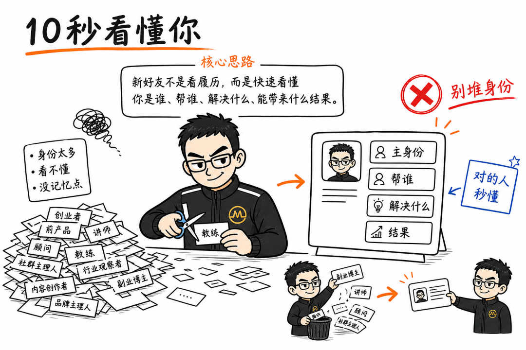 人设篇：让新好友10秒看懂你-巧卖圈